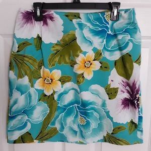 JONES NEW YORK Floral Aline Skirt Size 8